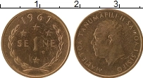 Продать Монеты Самоа 1 сене 1967 Медь
