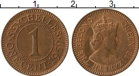 Продать Монеты Сейшелы 1 цент 1963 Медь