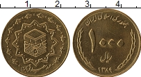 Продать Монеты Иран 1000 риалов 2010 Латунь