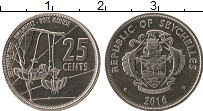 Продать Монеты Сейшелы 25 центов 2016 Медно-никель