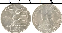 Продать Монеты Сан-Марино 500 лир 1975 Серебро