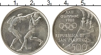 Продать Монеты Сан-Марино 500 лир 1980 Серебро