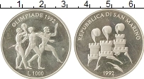 Продать Монеты Сан-Марино 1000 лир 1992 Серебро