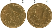 Продать Монеты Сан-Марино 20 лир 1997 Медь