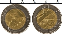 Продать Монеты Сан-Марино 500 лир 1990 Биметалл