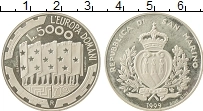 Продать Монеты Сан-Марино 5000 лир 1995 Серебро