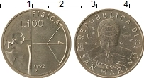 Продать Монеты Сан-Марино 100 лир 1998 Медно-никель