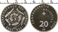 Продать Монеты Швейцария 20 франков 2009 Серебро