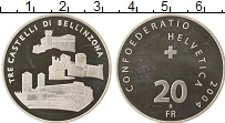 Продать Монеты Швейцария 20 франков 2004 Серебро