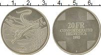 Продать Монеты Швейцария 20 франков 1995 Серебро