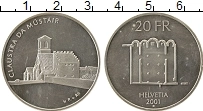 Продать Монеты Швейцария 20 франков 2001 Серебро