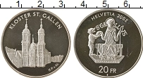 Продать Монеты Швейцария 20 франков 2002 Серебро