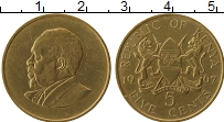 Продать Монеты Кения 5 центов 1968 Латунь