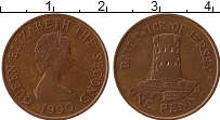 Продать Монеты Остров Джерси 1 пенни 1990 Медь