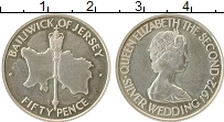 Продать Монеты Остров Джерси 50 пенсов 1972 Серебро