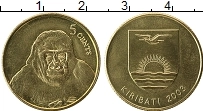Продать Монеты Кирибати 5 центов 2003 Латунь