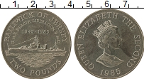 Продать Монеты Остров Джерси 2 фунта 1985 Медно-никель