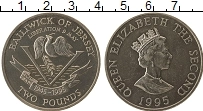 Продать Монеты Остров Джерси 2 фунта 1995 Медно-никель
