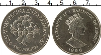 Продать Монеты Остров Джерси 2 фунта 1996 Медно-никель