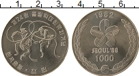 Продать Монеты Южная Корея 1000 вон 1982 Медно-никель
