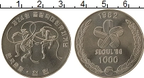 Продать Монеты Южная Корея 1000 вон 1982 Медно-никель
