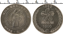 Продать Монеты Южная Корея 1000 вон 1983 Медно-никель