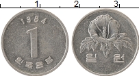 Продать Монеты Южная Корея 1 чон 2002 Алюминий