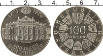 Продать Монеты Австрия 100 шиллингов 1976 Серебро