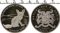 Продать Монеты Бенин 1000 франков 2004 Серебро