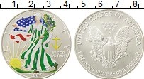 Продать Монеты США 1 доллар 2007 Серебро