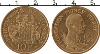 Продать Монеты Монако 10 франков 1989 Латунь