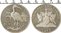 Продать Монеты Тринидад и Тобаго 5 долларов 1974 Медно-никель