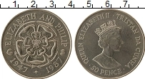 Продать Монеты Тристан-да-Кунья 50 пенсов 1987 Медно-никель
