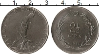 Продать Монеты Турция 2 1/2 лиры 1971 Железо