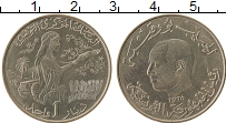 Продать Монеты Тунис 1 динар 1976 Медно-никель
