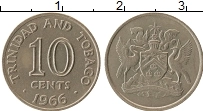 Продать Монеты Тринидад и Тобаго 10 центов 1966 Медно-никель