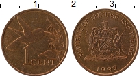 Продать Монеты Тринидад и Тобаго 1 цент 1999 Медь