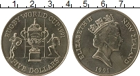 Продать Монеты Новая Зеландия 5 долларов 1991 Медно-никель