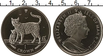 Продать Монеты Остров Мэн 1 крона 2002 Медно-никель