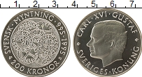 Продать Монеты Швеция 200 крон 1995 Серебро