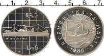 Продать Монеты Мальта 5 лир 1986 Серебро