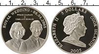 Продать Монеты Острова Кука 5 долларов 2005 Серебро