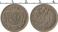 Продать Монеты Австрия 20 геллеров 1911 Медно-никель