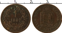 Продать Монеты Венгрия 1 крейцер 1887 Медь