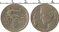 Продать Монеты Италия 20 сентесим 1914 Никель