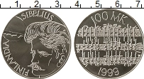Продать Монеты Финляндия 100 марок 1999 Серебро