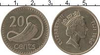 Продать Монеты Фиджи 20 центов 1992 Медно-никель