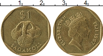 Продать Монеты Фиджи 1 доллар 1997 Медно-никель