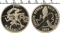 Продать Монеты ЮАР 2 ранда 1992 Серебро