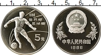 Продать Монеты Китай 5 юаней 1986 Серебро
